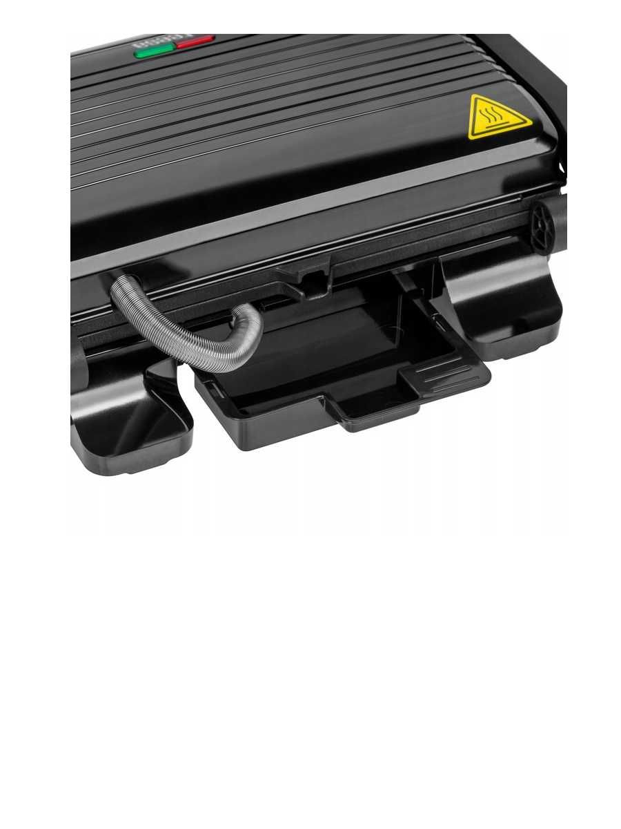 Panini grill TEESA toster opiekacz do kanapek 1000W 3 pozycje sandwich