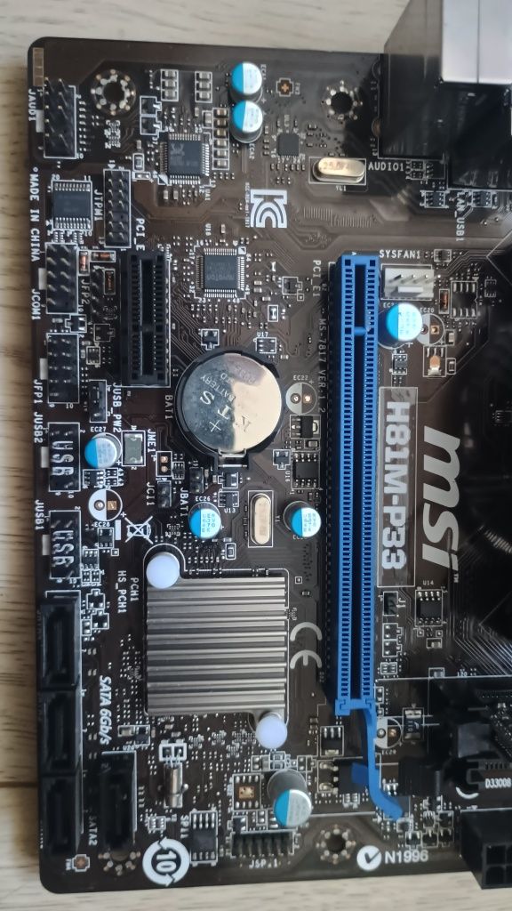 Мат.плата h81m+i3 4150