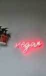 Neon vegan różowy