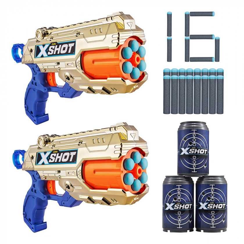 Набор 2 шт Скорострельный бластер Zuru Excel Reflex 6 Double *