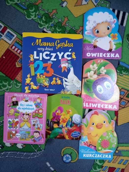 Zestaw książek Mama gąska uczy liczyć