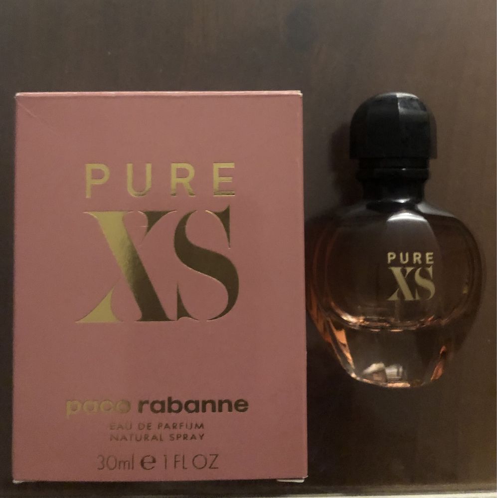 Butelka i poakowanie po Perfumach XS - Pacco Rabane - 30 ml