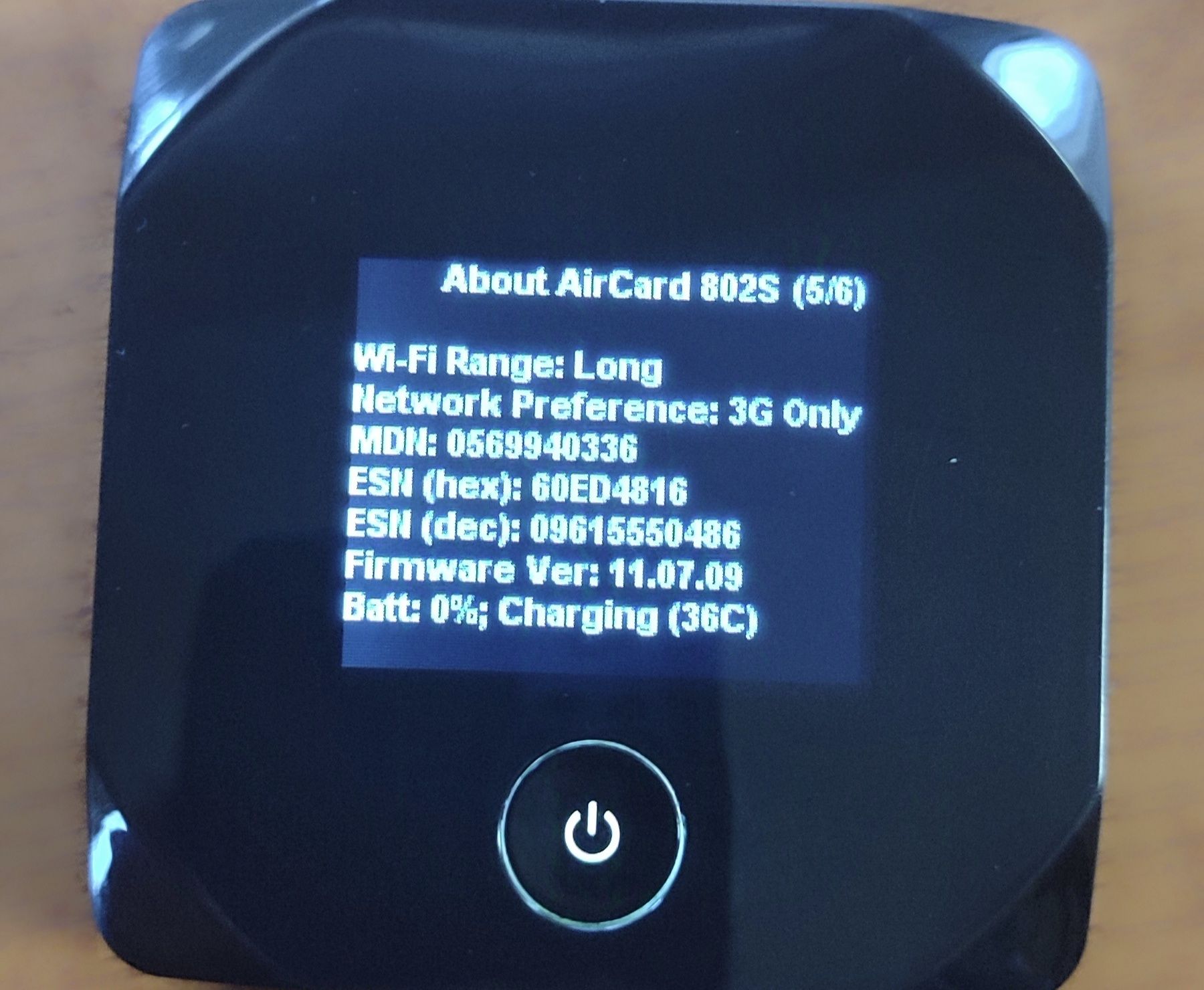 WiFi роутеру Sierra W802 (Overdrive AirCard W802)