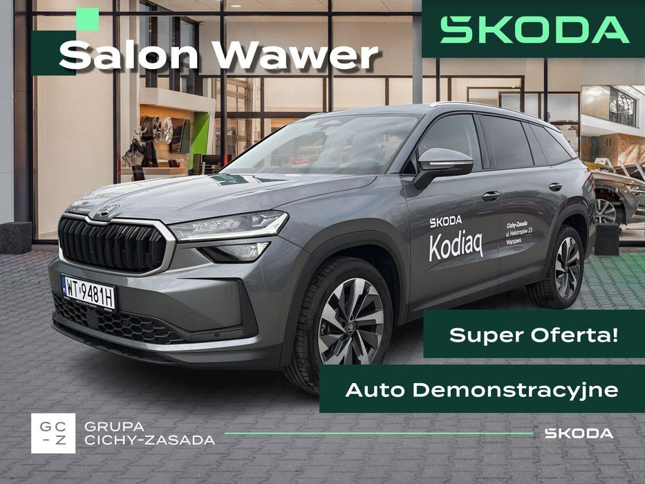 Skoda Kodiaq || 241 || Demonstracyjny, Skóra, Dach panorama, Hak, Ekran 13"