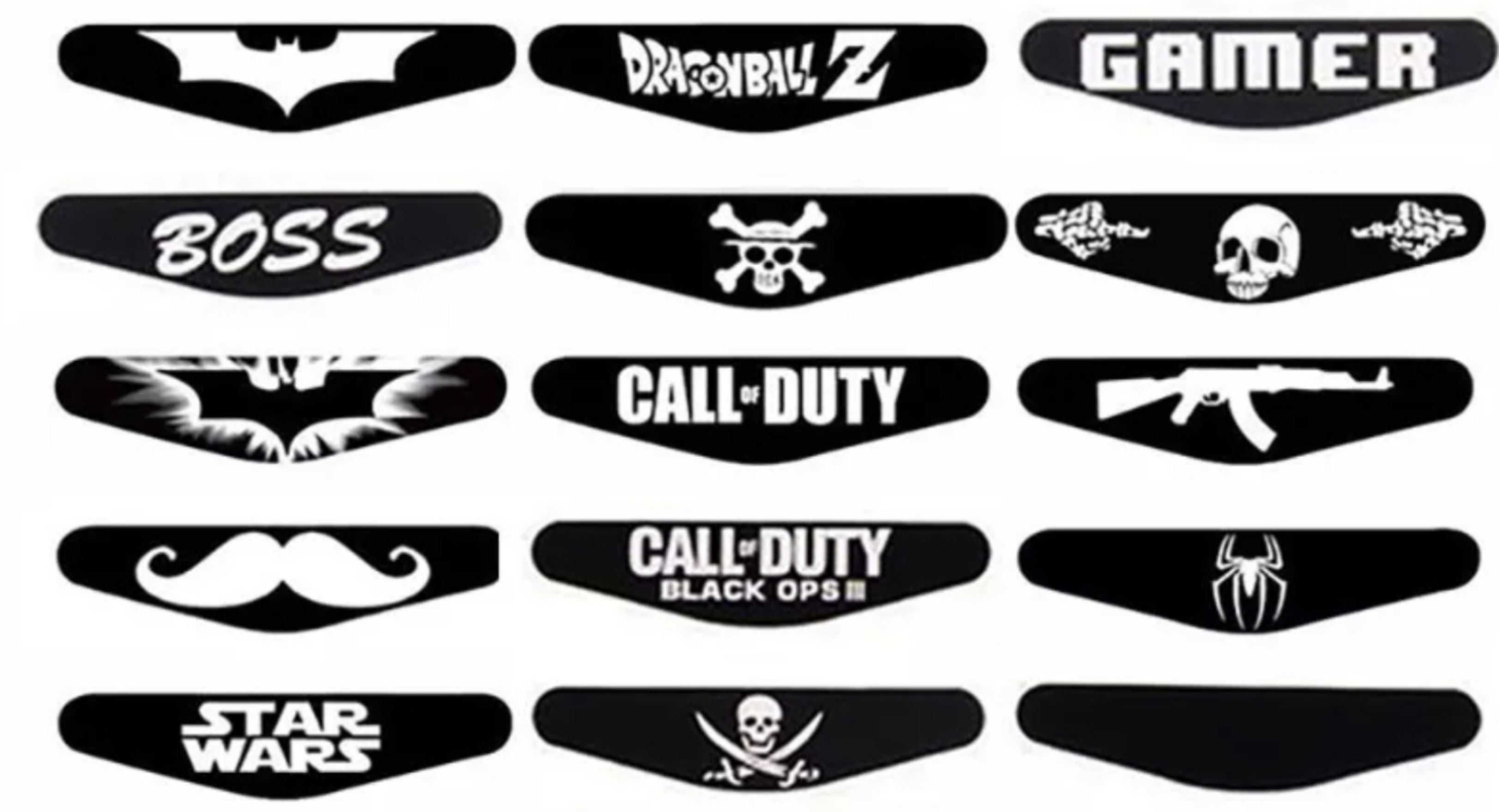 Autocolantes Brilhantes para comando PS4