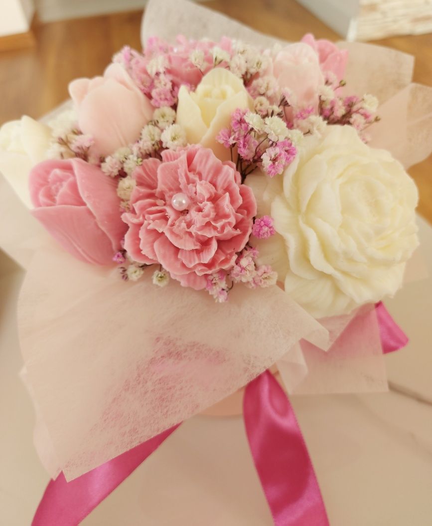 FLOWER BOX wosk sojowy