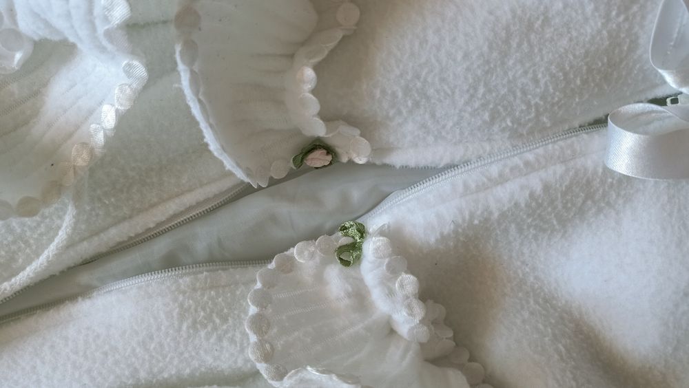 Becik chrzciny dziewczynka zima 68