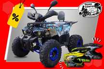 Quad ATV ELEKTRYCZNY HERCULES 1500W 48V 8 cali Układ Różnicowy 3 Biegi