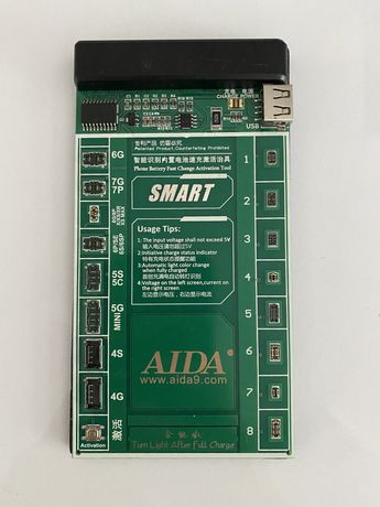 Плата зарядки и активации АКБ AIDA A-602 для iphone /XiaoMi/Lenovo/Hua
