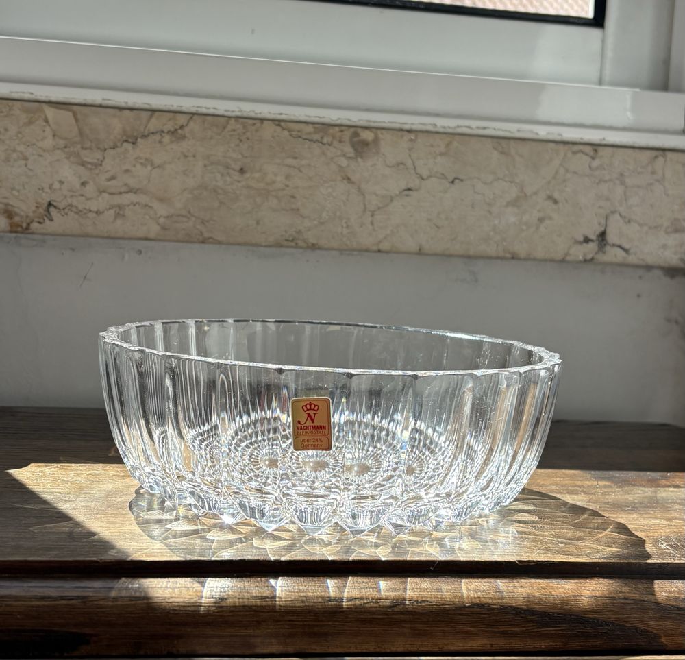 Taça de Cristal da Bavária decorativa