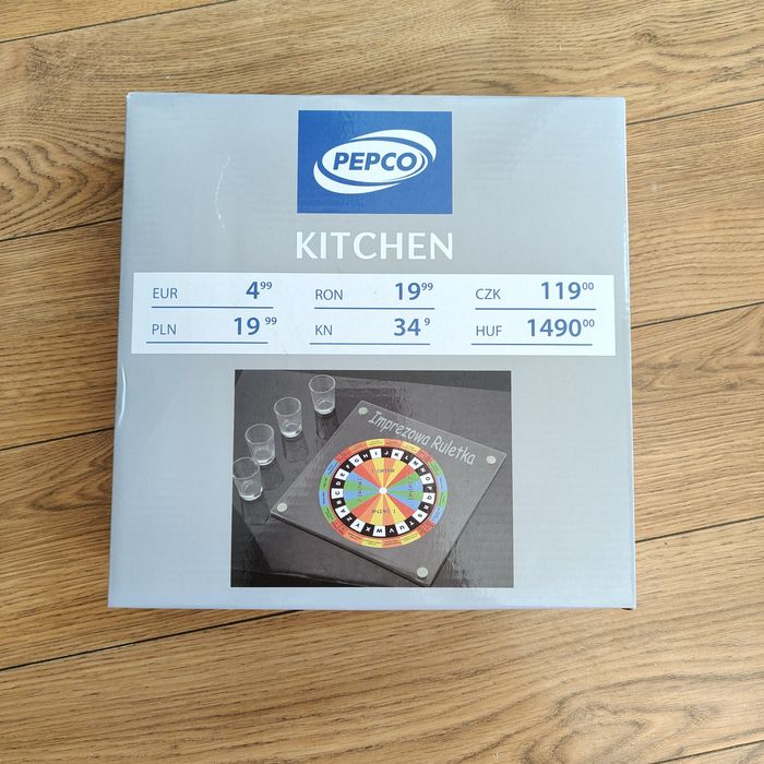 Gra imprezowa ruletka szoty zabawa impreza