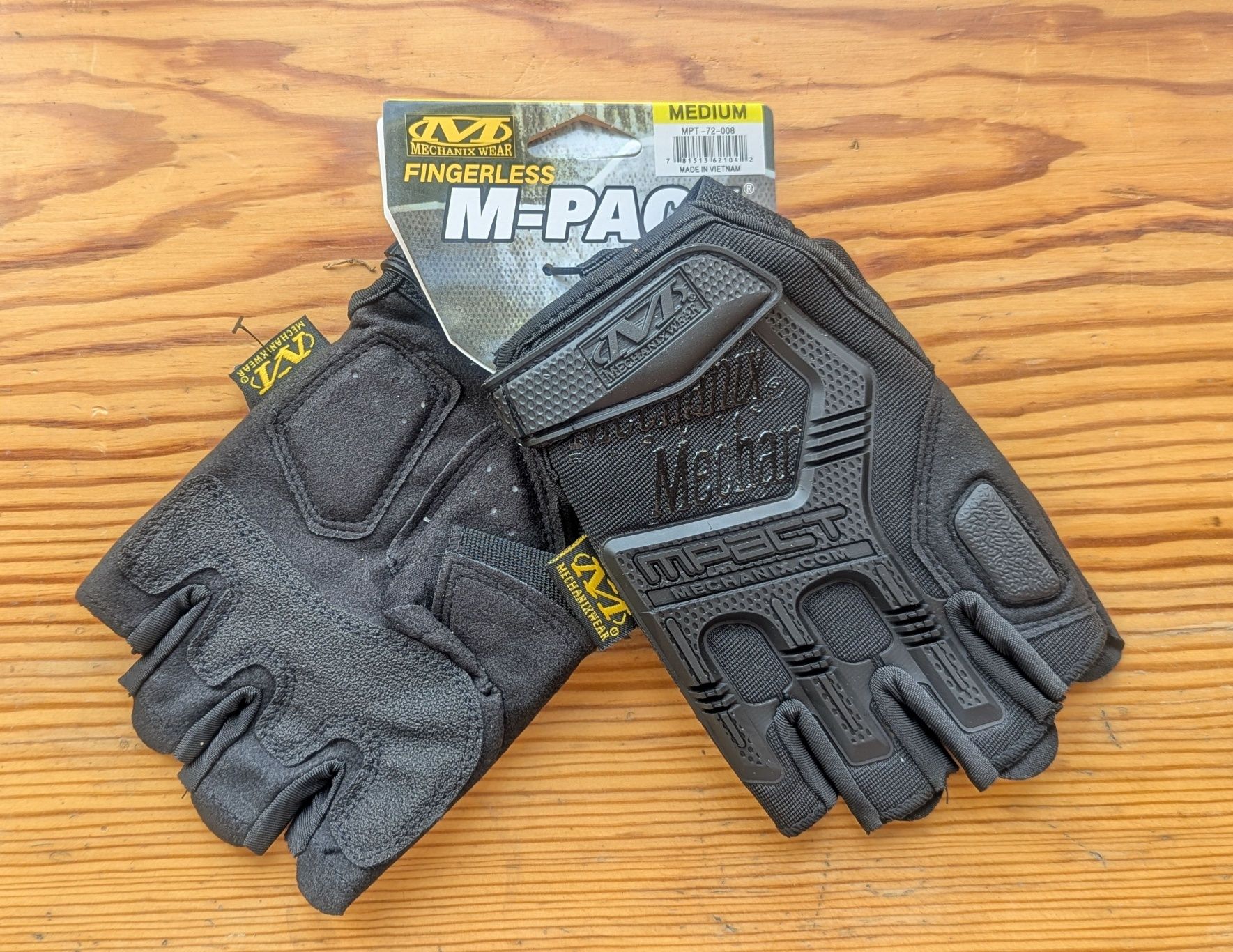 Рукавиці без пальців тактичні військові Mechanix M-Pact Механікс ЗСУ