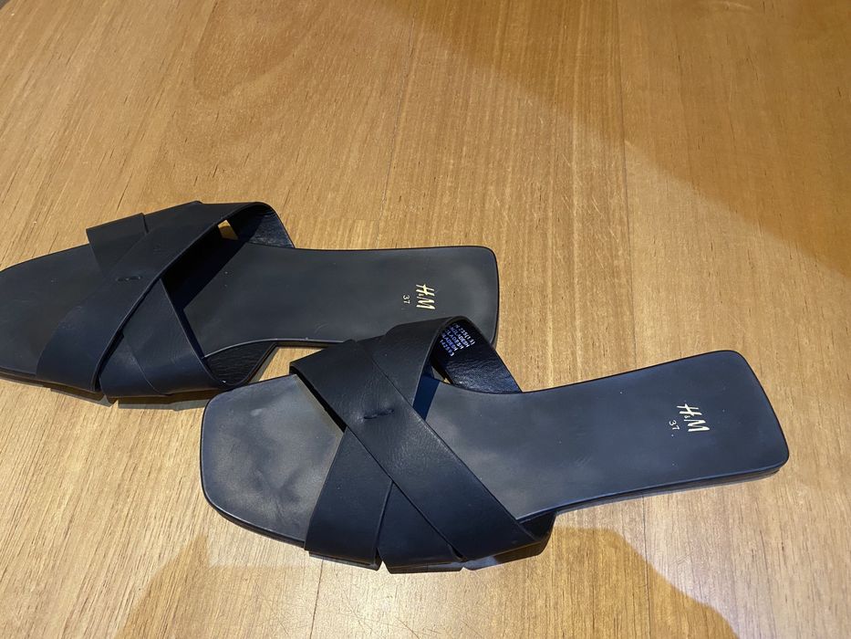 Chinelos pretos H&M 37
