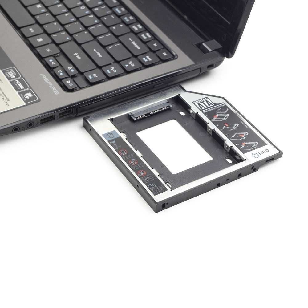 Ramka do laptopa na dysk HDD SSD 2,5" Gembird MF-95-02 12mm