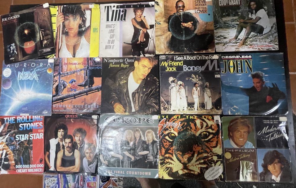 Conjunto LPs e singles