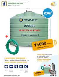 Zbiornik Nawóz Płynny 22000 SWIMER + pompa +wąż 6 m! Czarnożyły