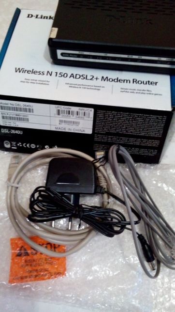 Роутер, маршрутизатор D-Link Wireless N150 ADSL2