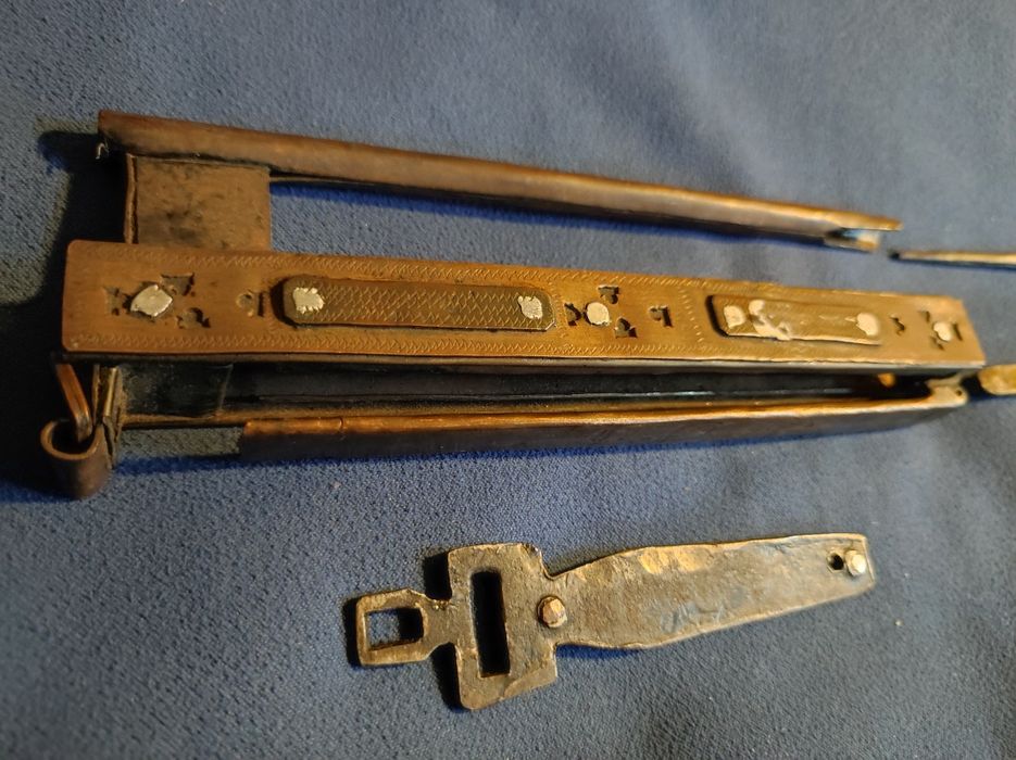 Stara kłódka skobel zamek Tuarega Sahara antyk XIXw