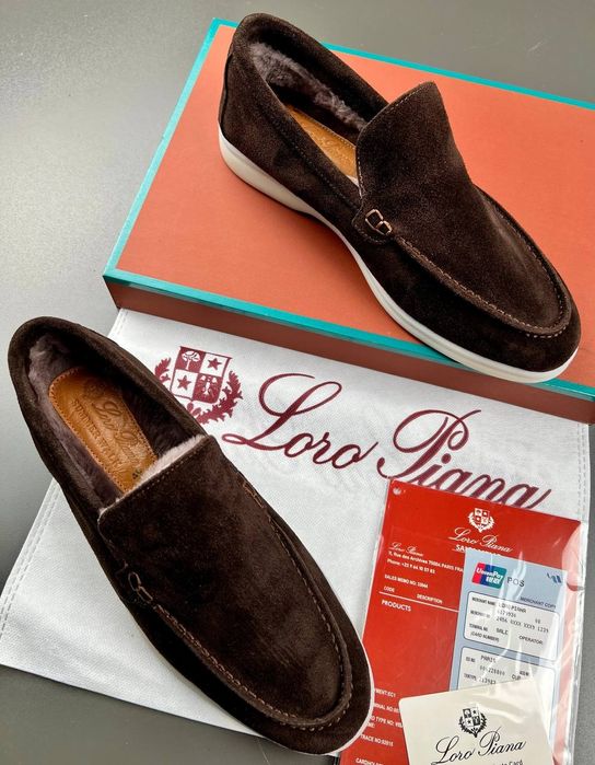 Чоловічі зимові лофери  Loro Piana