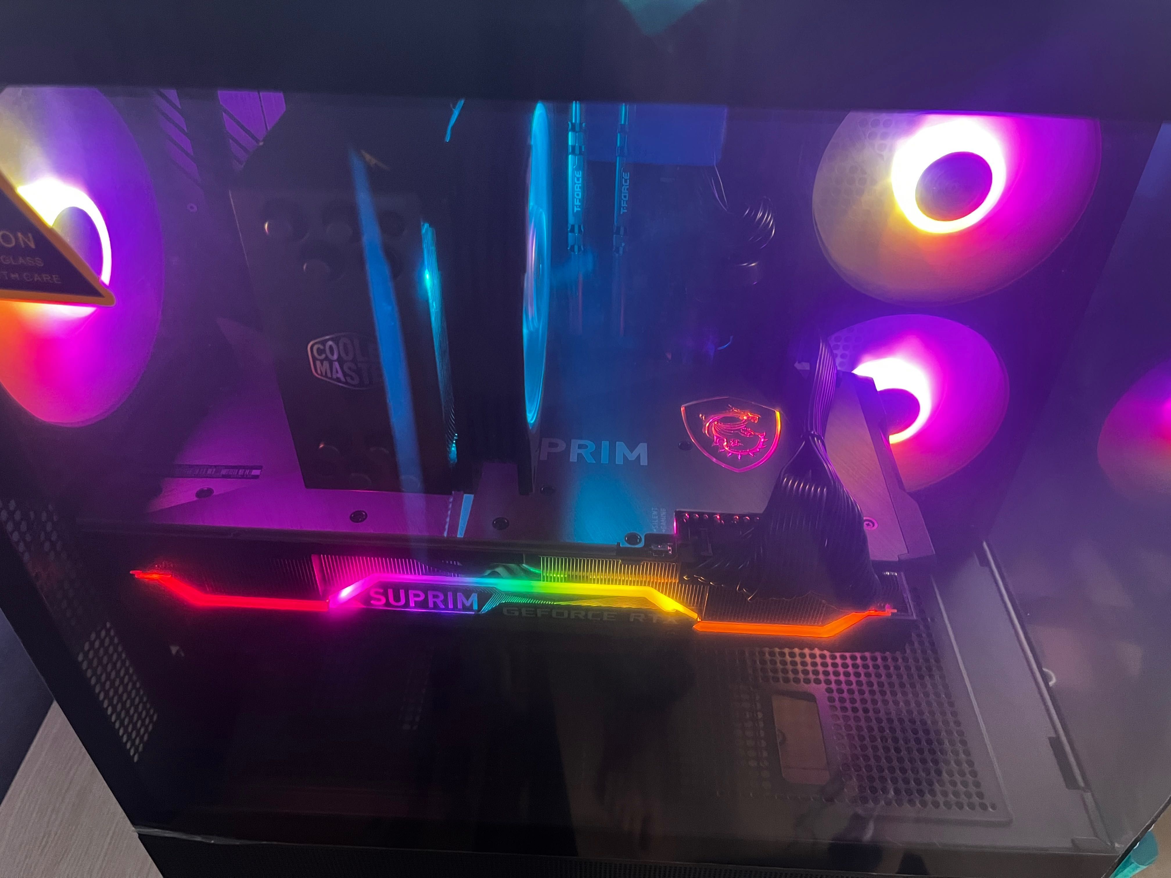 ПК RTX MSI SUPRIM 3080 /Core i5-10600/16gb RAM DDR4/1Tb SSDm2 Аквариум