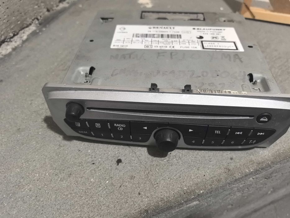 Rádio para  megane  3