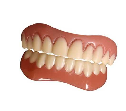 Dolna i Górna Szczęka . Nakładki na zęby x 2.