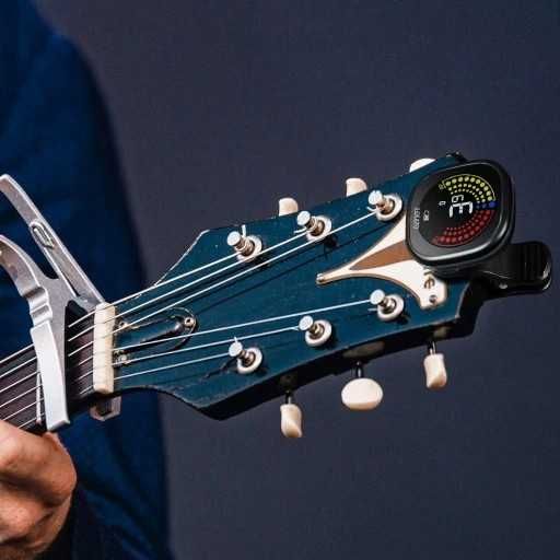 Tuner gitarowy do gitary skrzypiec ukulele z klipsem Lekato WST-6800