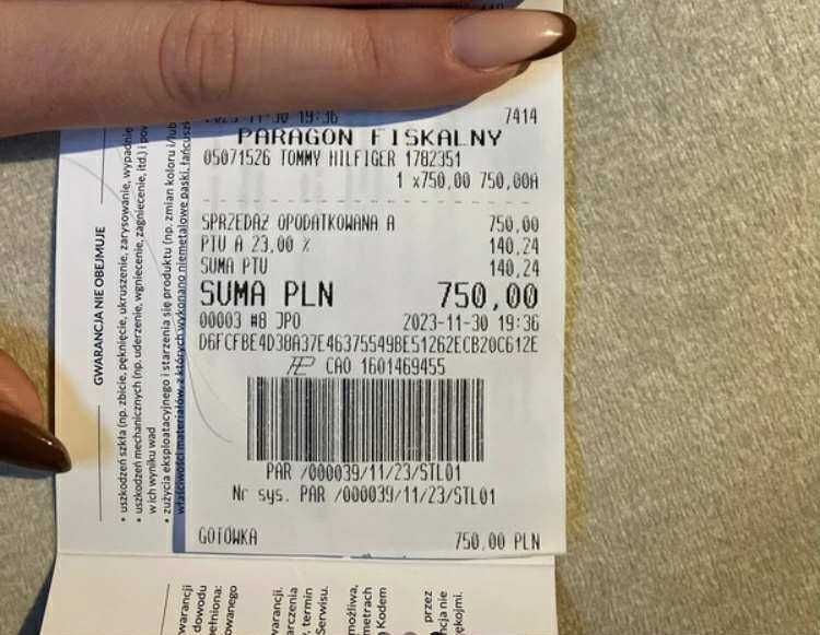 Sprzedam oryginalny używany zegarek Tommy Hilfiger