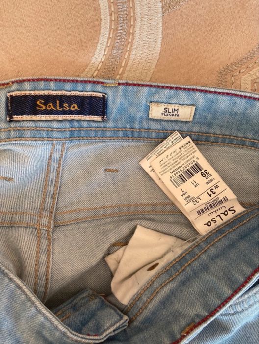 Calças ganga Salsa
