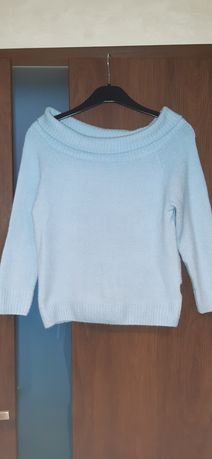 Sweter niebieski 145-152cm