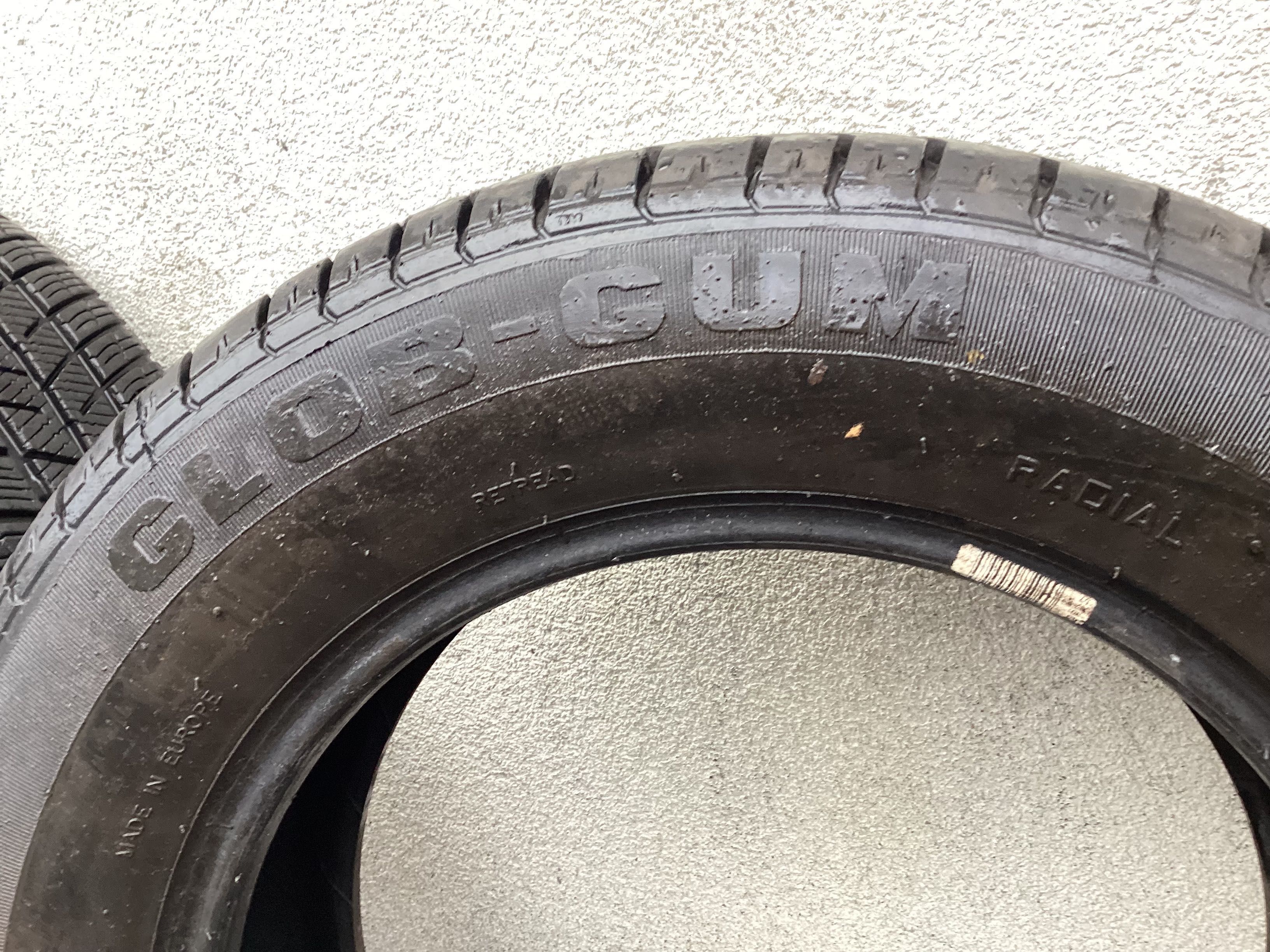 GLOB GUM 195/65r15  2szt opony całoroczne 6.5mm 2021r