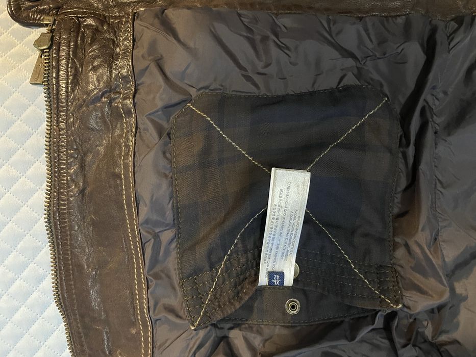 Kurtka skórzana męska Massimo Dutti