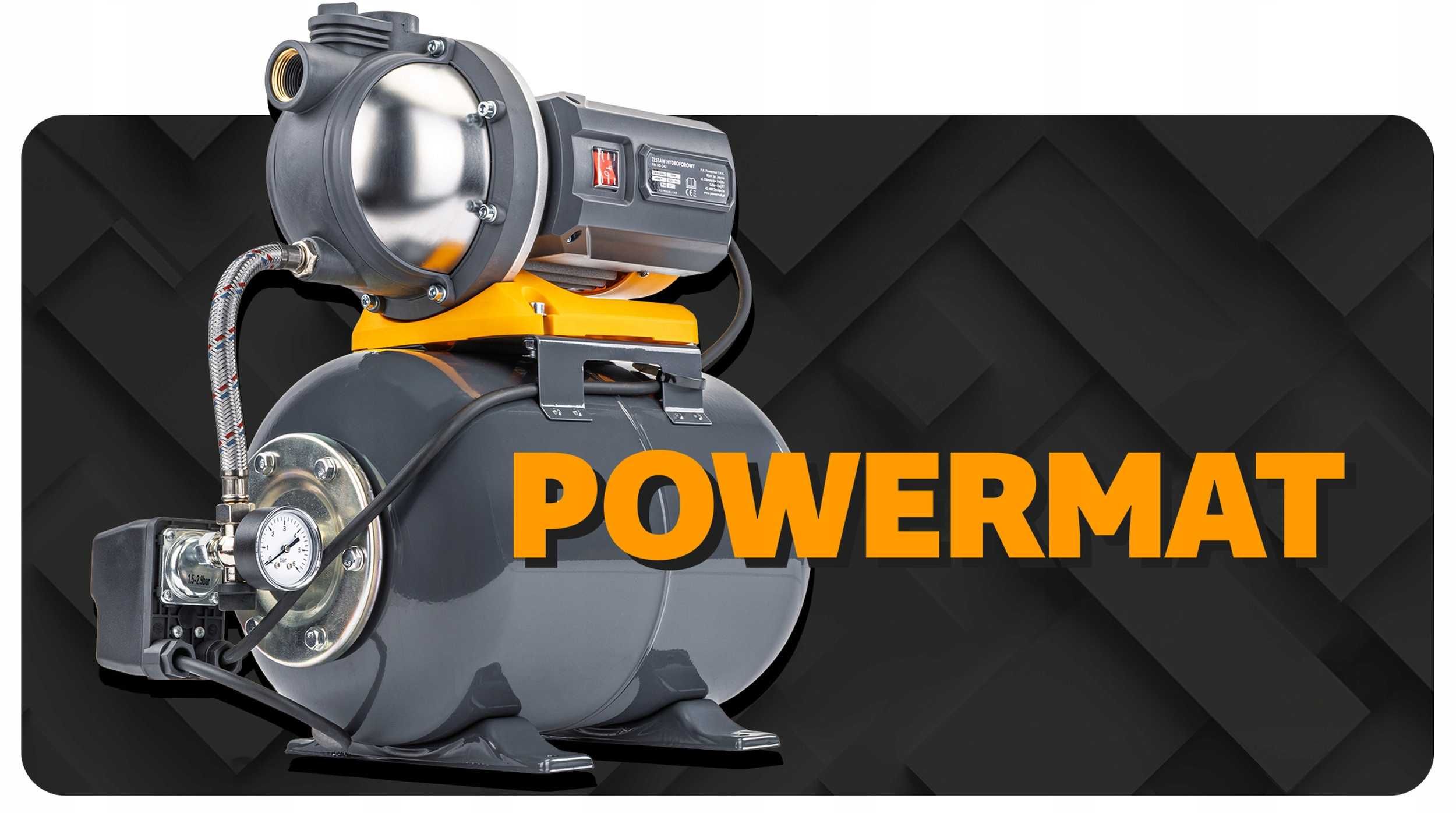 Pompa hydroforowa hydrofor do wody zbiornik 24l 900w zestaw 6500l/h