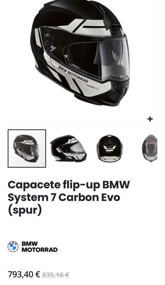 Capacete BMW System 7 Carbon Evo