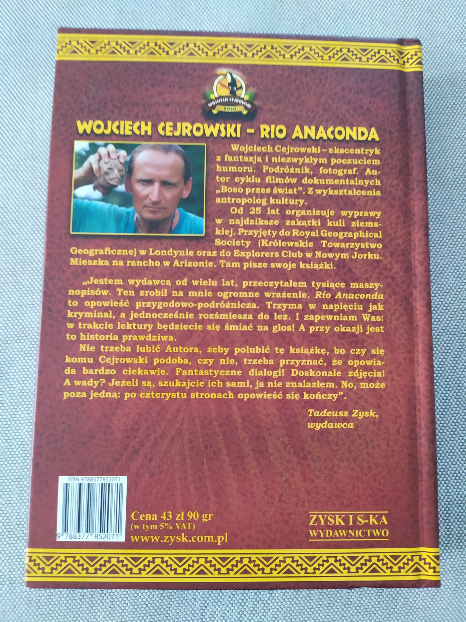 Wojciech Cejrowski Rio Anakonda Gringo Wyspa na prerii