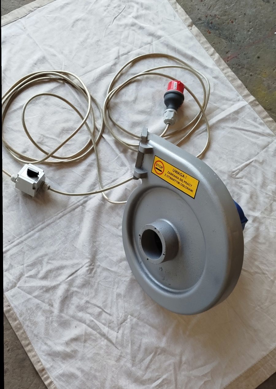 Odsysacz spalin Wentylator promieniowy 3fazowy Aluminiowy korpus