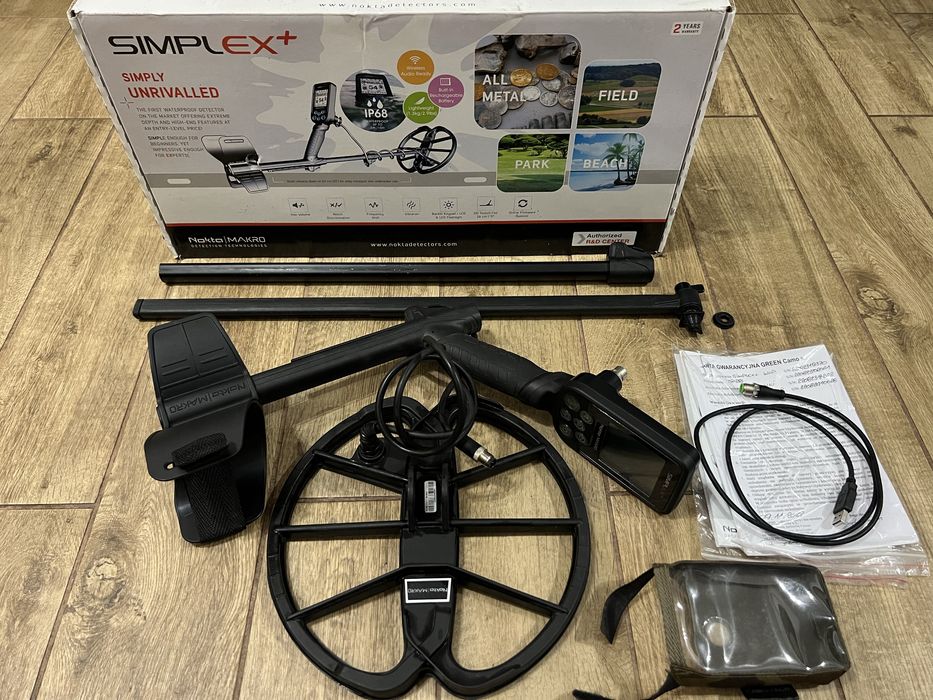 Nokta Makro Simplex+ wykrywacz metali detektor poszukiwania złoto