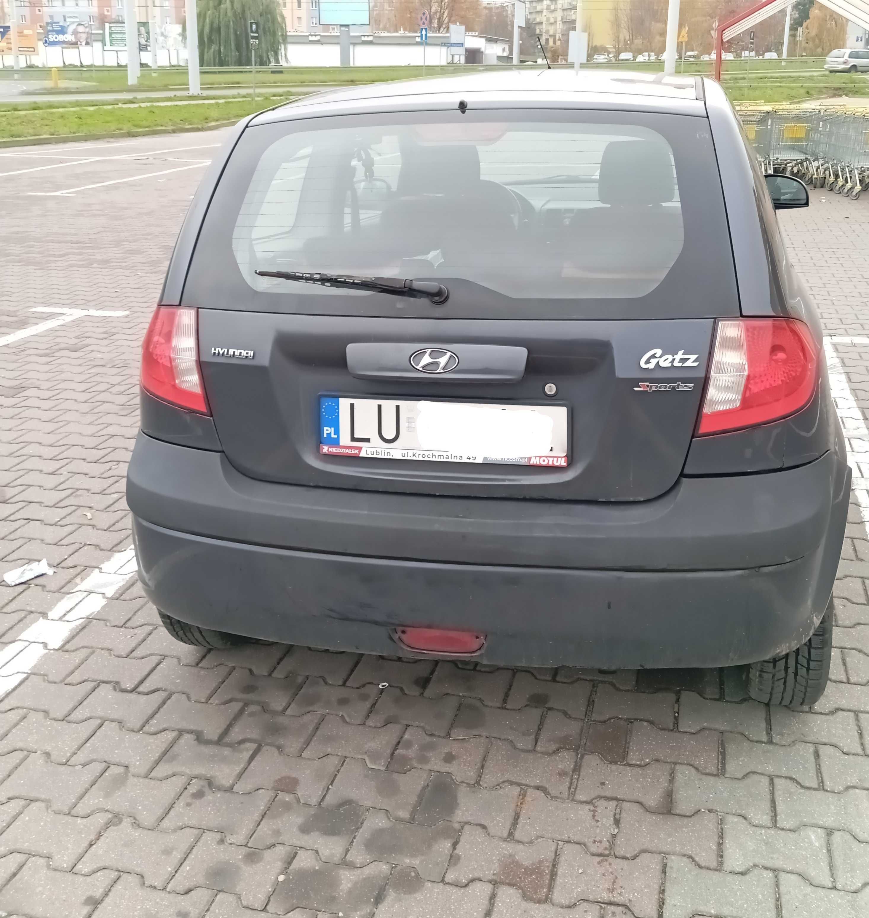 Hyundai GETZ 2007 1.1 Benzyna, zadbany, opony zima lato