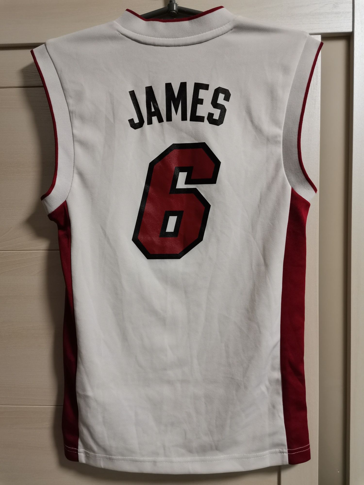 Детская Баскетбольная Майка NBA Miami Heat James #6