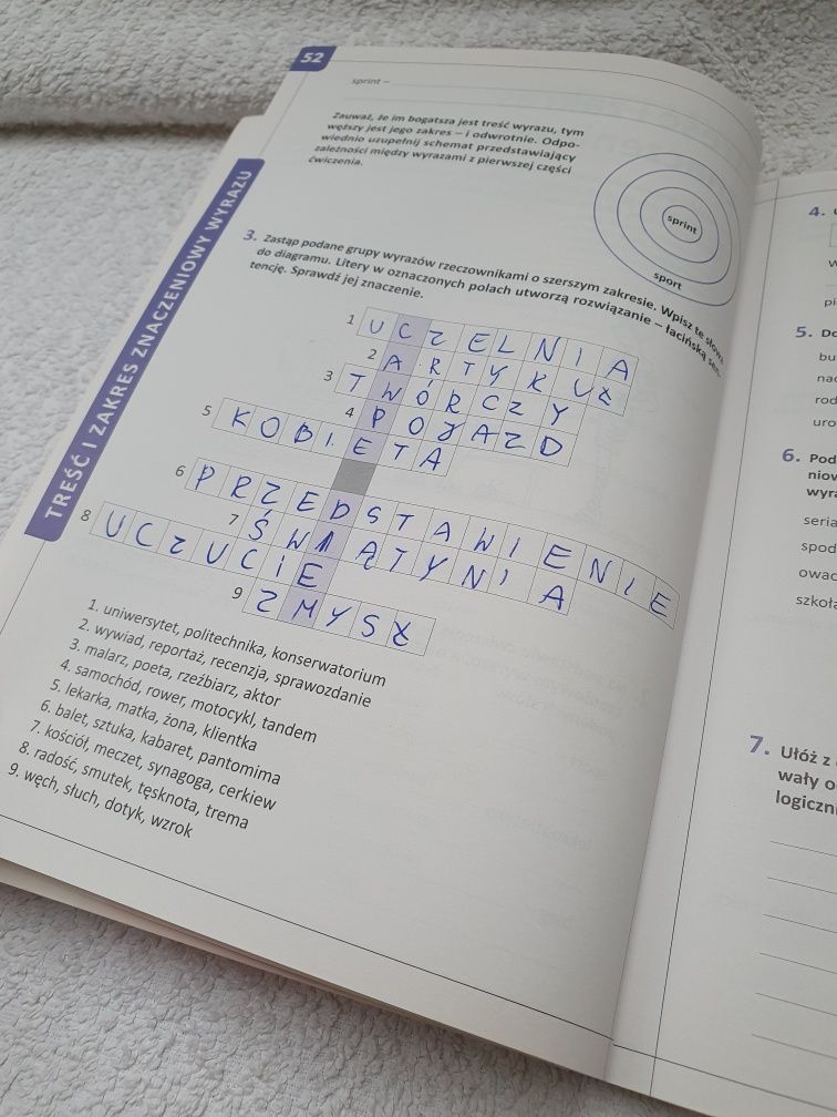 Język polski Gramatyka i Stylistyka zeszyt ćwiczeń klasa 8
