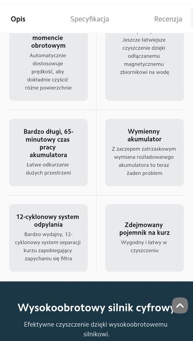 Odkurzacz XIAOMI Mi Vacum Cleaner G10 White