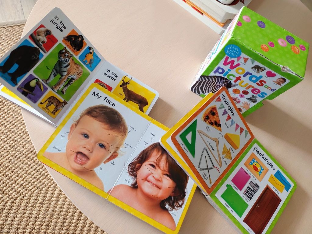 Zestaw pierwszych książek dla dzieci po angielsku first board books