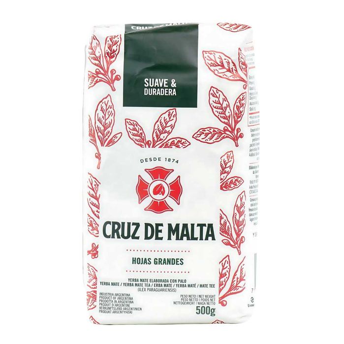 Yerba Mate Cruz de Malta Elaborada Con Palo 500g