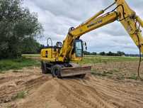 Komatsu PW 160  ROK 2008  Koparka Komatsu KLIMA  Pw 160 Rok 2009 koparko ładowarka