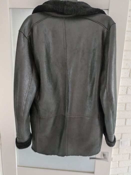 Натуральна чоловіча дублянка/Нова