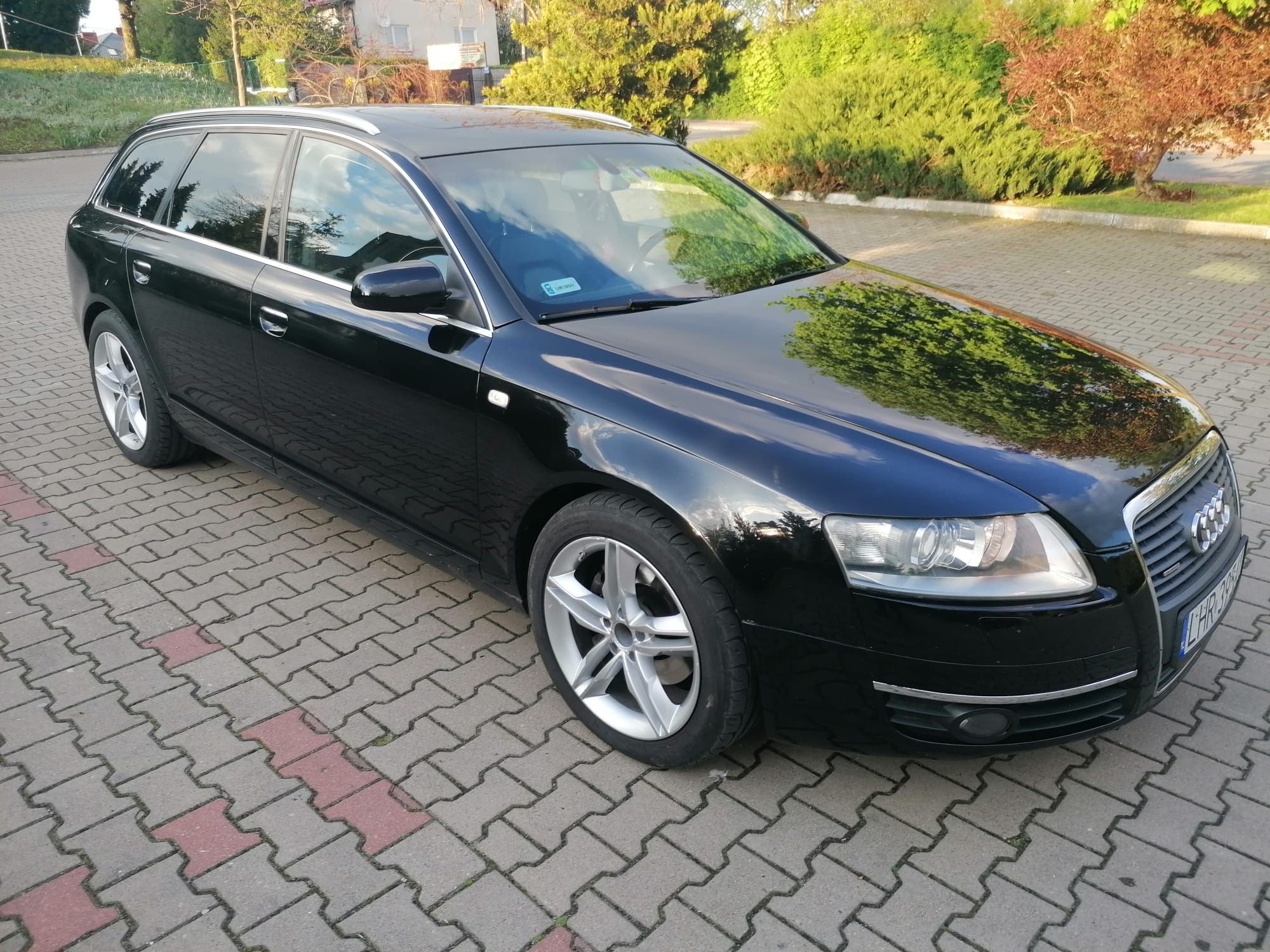 Audi c6 3.0 tdi quattro Czarna 2007r