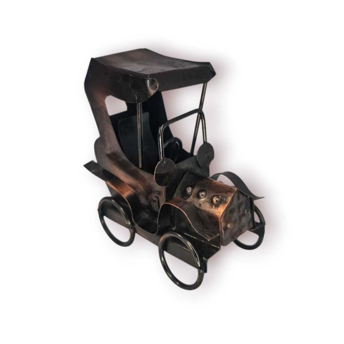 Mini Escultura Artesanal Cobre – Carro Vintage Decorativo (37 g)