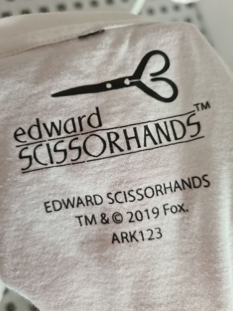 Koszulka T-shirt z nadrukiem Edward Scissorhands Nożycoręki oversize