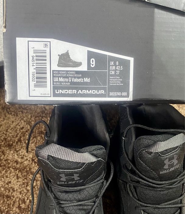 Черевики Under Armour Micro G Valsetz Mid