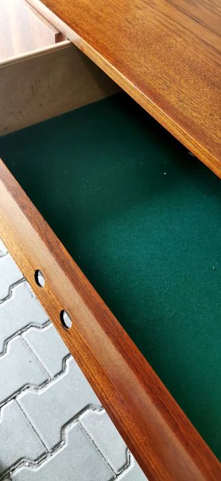 Szafka, komoda tekowa, Niemcy 50' Vintage